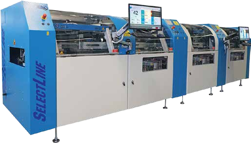 Linha modular de soldagem seletiva SEHO SelectLine-C