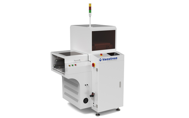 Buffer vertical Vanstron para segregação de placas NG e OK